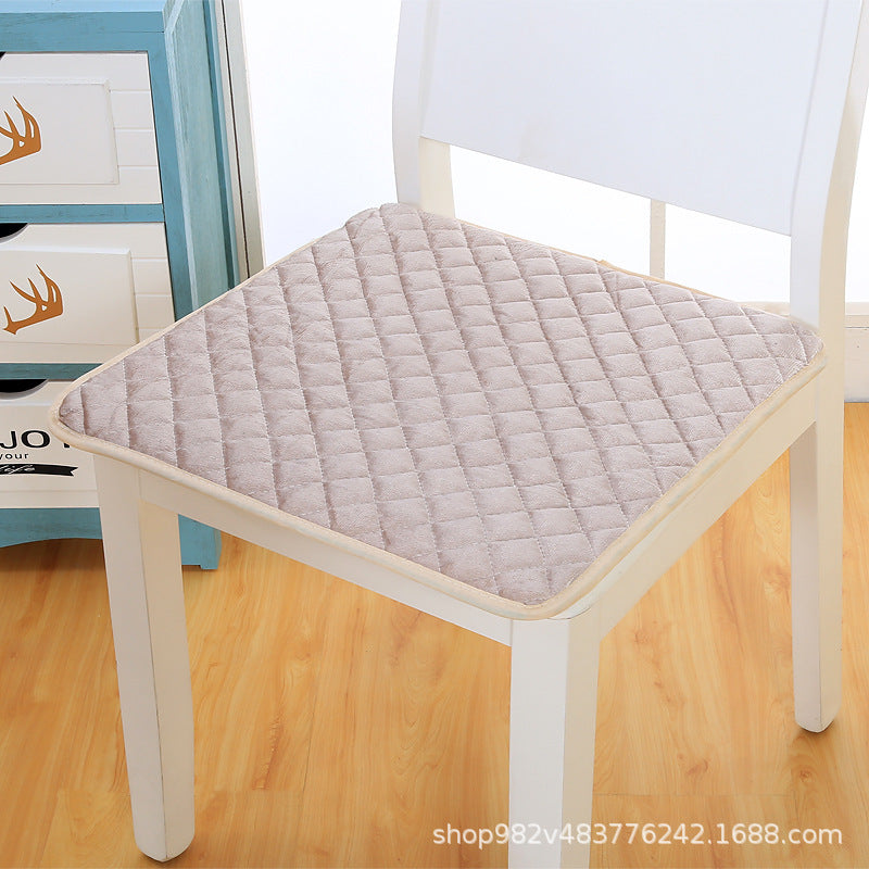 Chair cushion cushion four seasons universal chair cushion office fart cushion restaurant dining chair stool non-slip square seat cushion