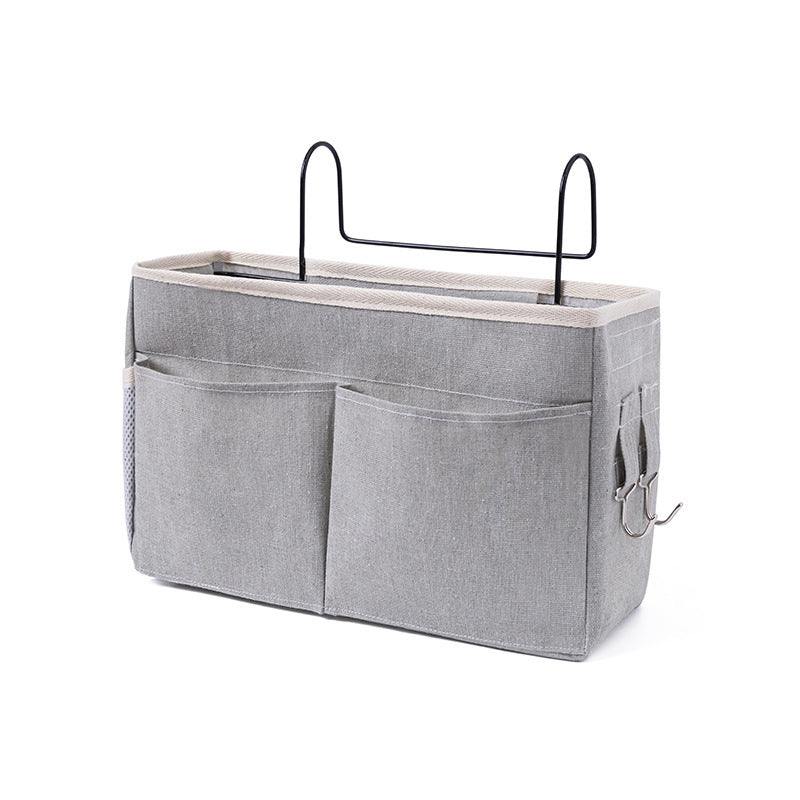 Bedside Storage Hanging Bag Dormitory Upper Bed Bedside Storage Rack College Students' Female Dormitory Bed Mobile Phone Hanging Basket Fabric Bag