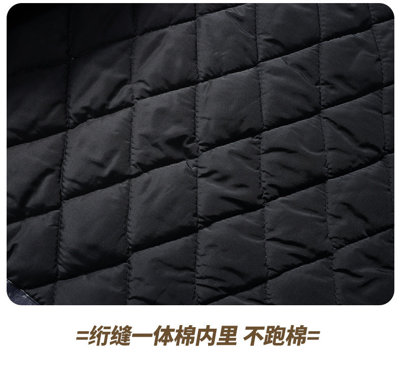 Autumn and Winter Tactical Camouflage Cotton Jacket Men's Cotton Jacket Jacket Cotton Jacket Hooded Jacket Thickeneded Work Clothes Outdoor