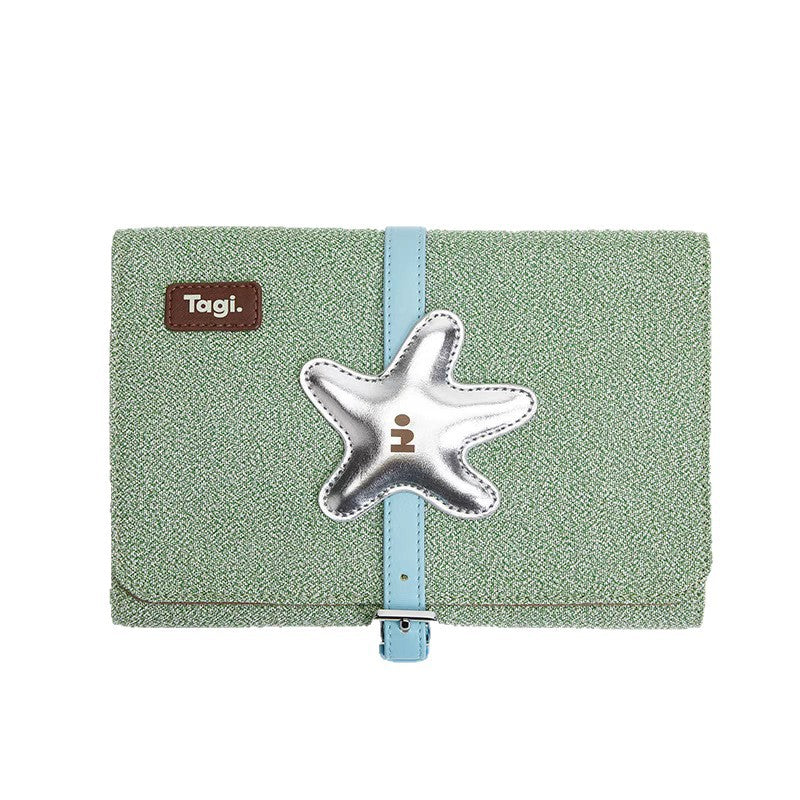 Tagi. "Tapi Star" Portable Large-Capacity Travel Storage Multi-Functional Leather Jewelry Bag