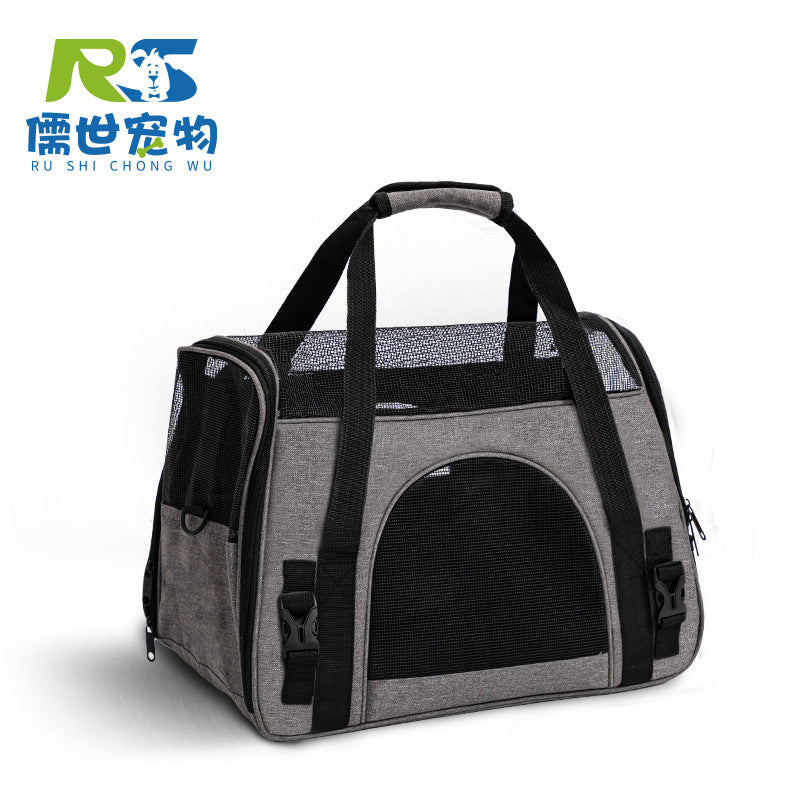 Amazon's New Pet Cat Carrier Bag, Portable Mesh Breathable Hand-Held Bag for Cats and Dogs, Universal Crossbody Shoulder Pet Bag for Outings