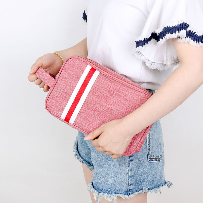 Dry and Wet Separated Cyber Celebrity Washes Cosmetic Bag Instagram Style Portable Washes Bag Portable Travel Storage Bag Storage Bag