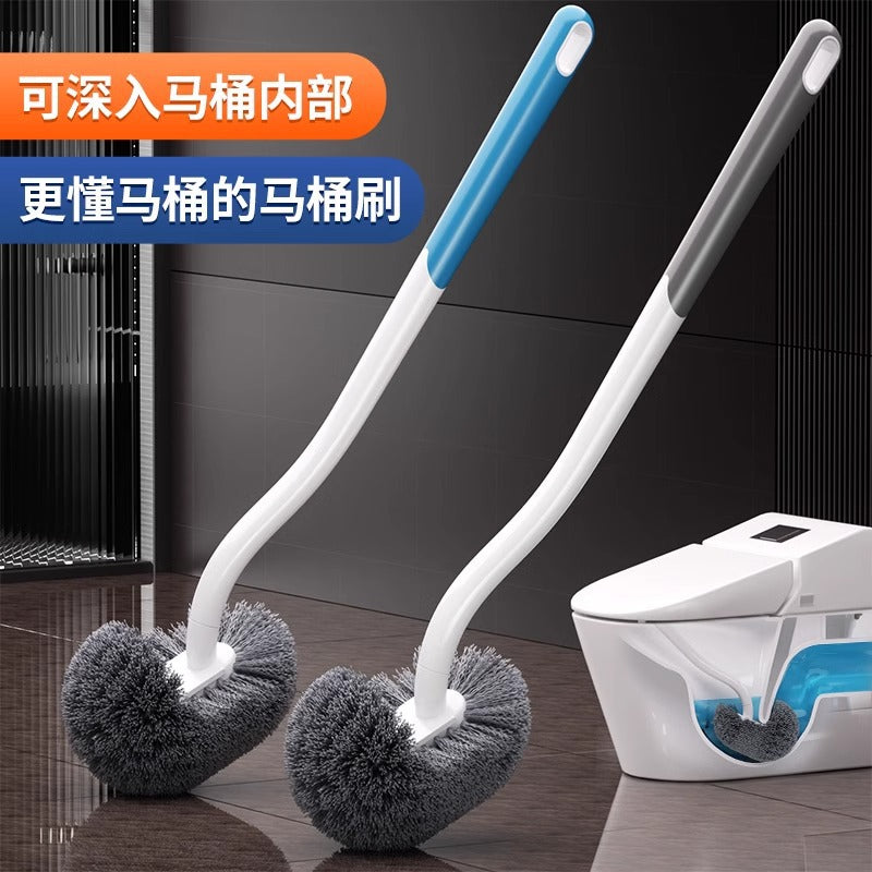 Toilet Brush for Home Bathroom Cleaning, Long Handle Wall-Mounted Cleaning Brush, No Dead Corners