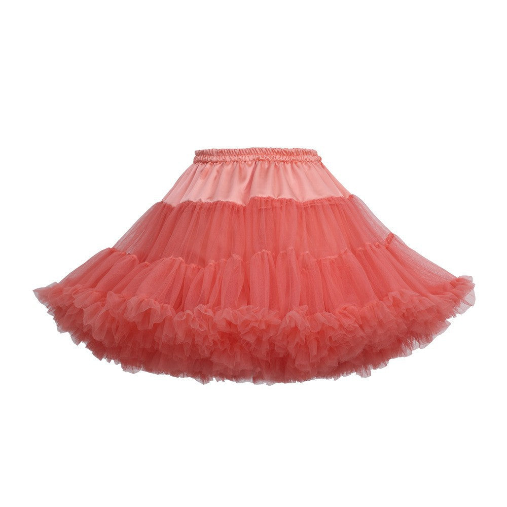 Adult Cloud Brace New Style Breathable Veil Skirt Super Veil Mesh Lolita Soft Girl Tutu Skirt Boneless Pirate Skirt
