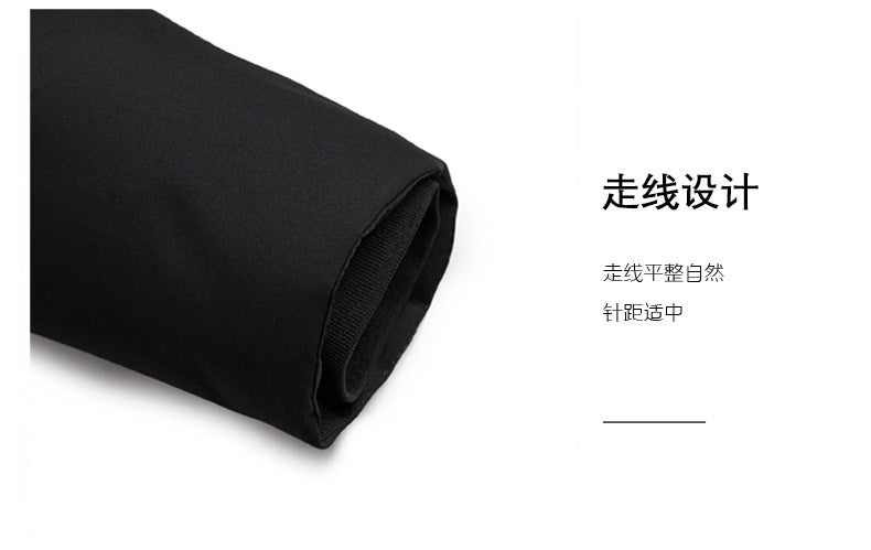 Authentic Men's Cotton Coat for Autumn and Winter, New Trendy Business Casual Loose Hooded Cotton Jacket, Thickened and Warm