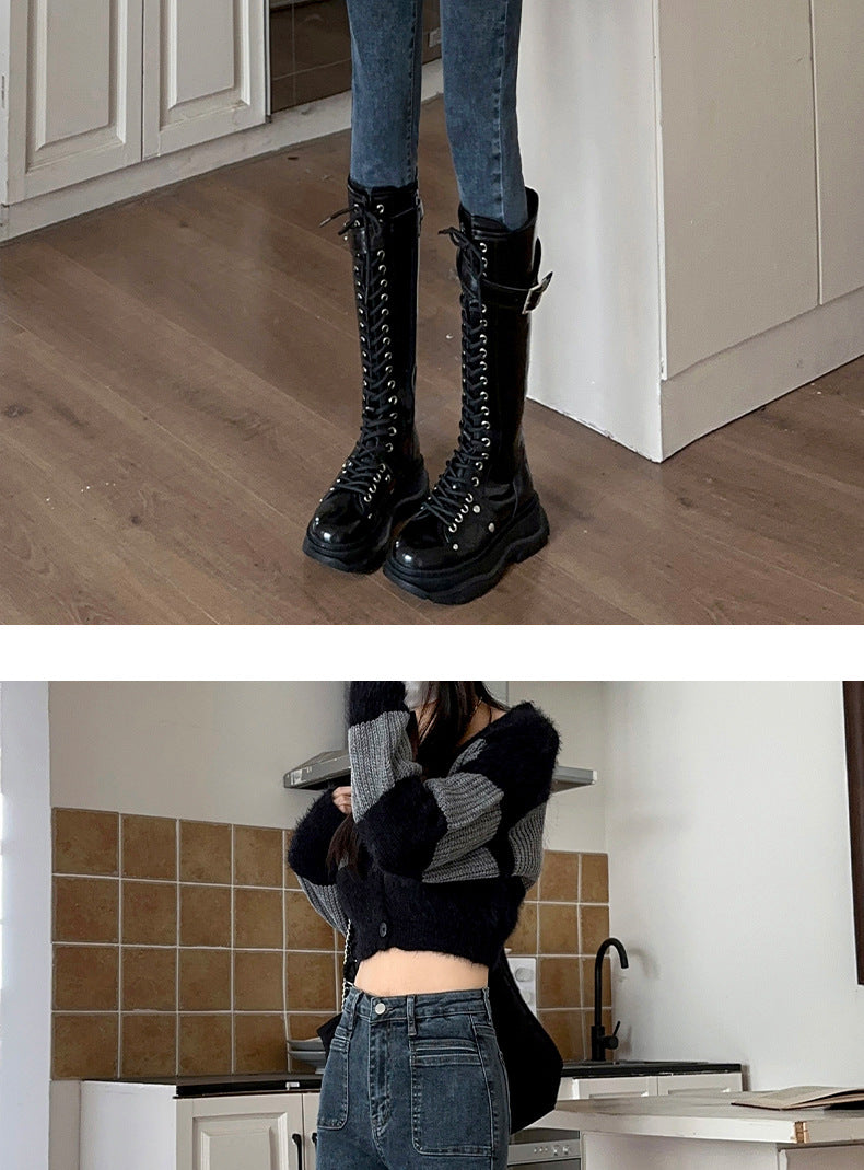 Retro High-Waisted Jeans for Women 2025 Autumn New Slimming Look Design Elastic Tight Pencil Pants