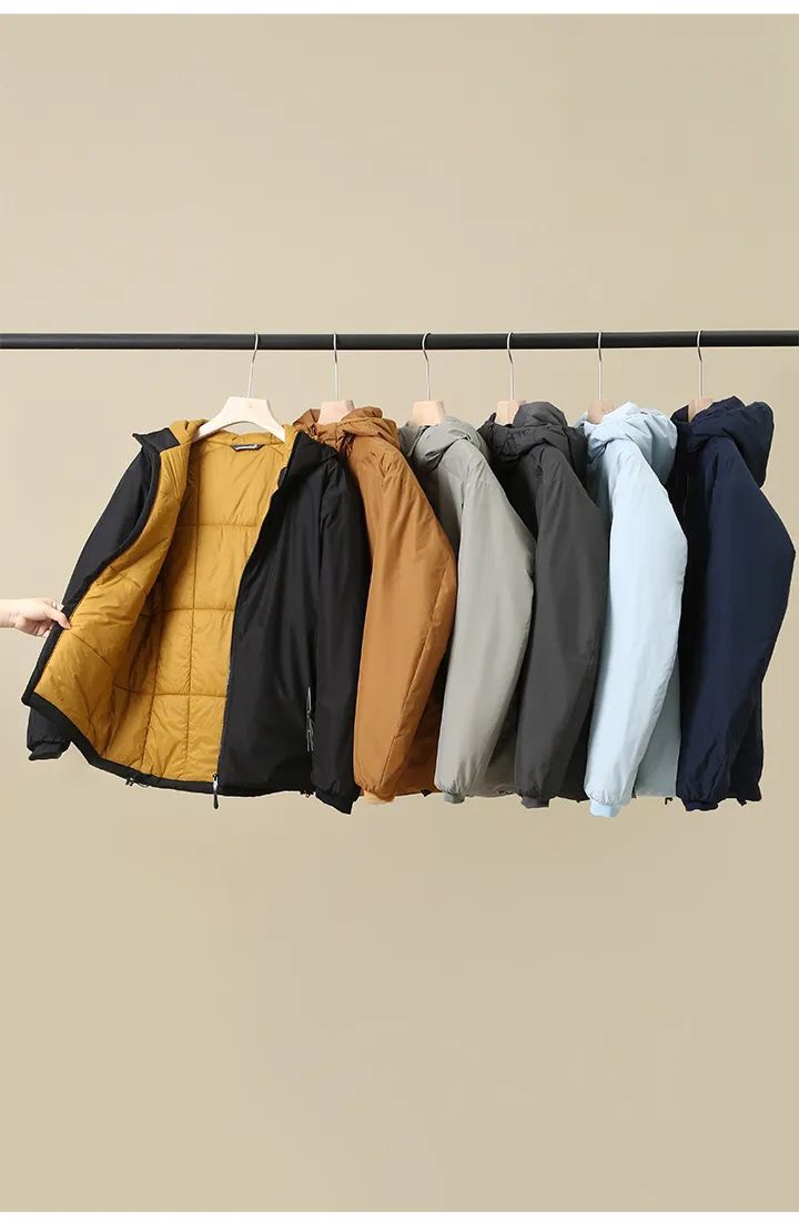 "Cow" Is Warmer Than Down! Outdoor Lightweight P Cotton Jacket Anti-Cold Wind Sports Hooded Cotton Jacket