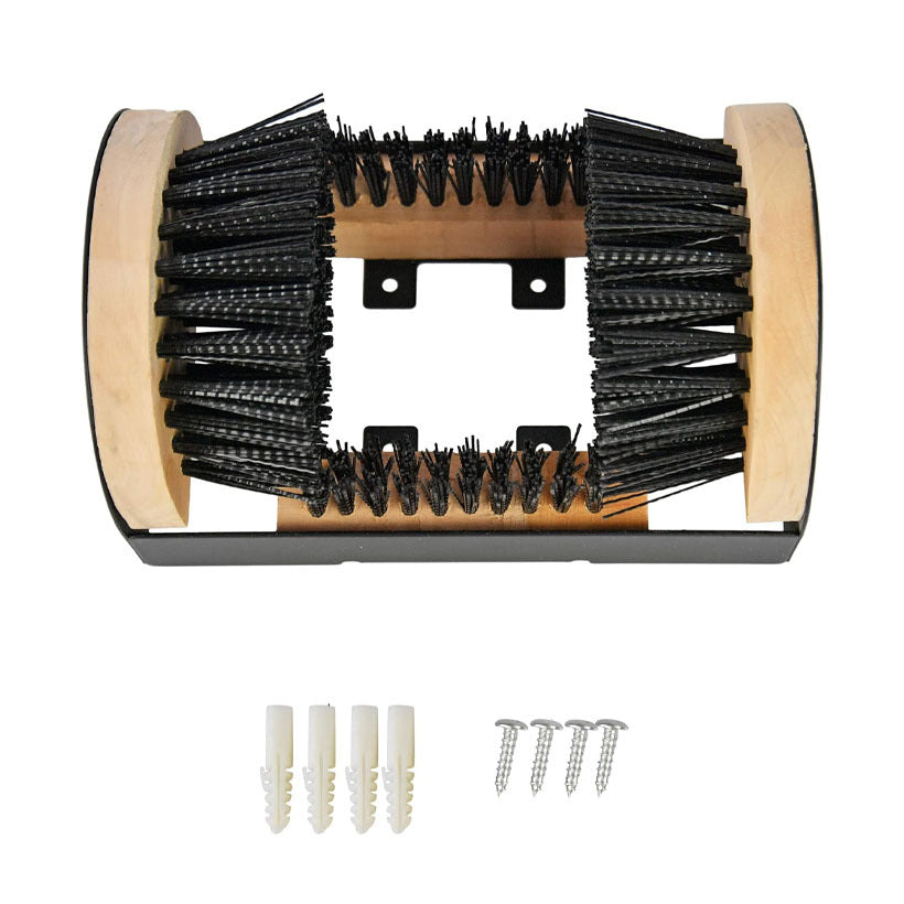 Amazon Cross-border Popular Outdoor Shoe Brush with Pedal Shoe Polisher - Outdoor Shoe Polisher Cleaning Brush Doorway Brush