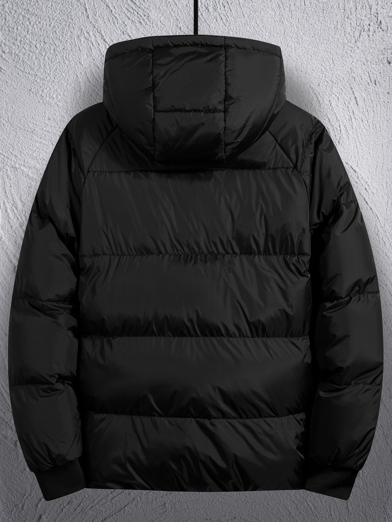 Cross-Border Men's Thickened Cotton Jacket with Hood, Loose Fit, Warm, Versatile, Casual, Cold-Proof Men's Cotton Coat, Trendy Sports Jacket