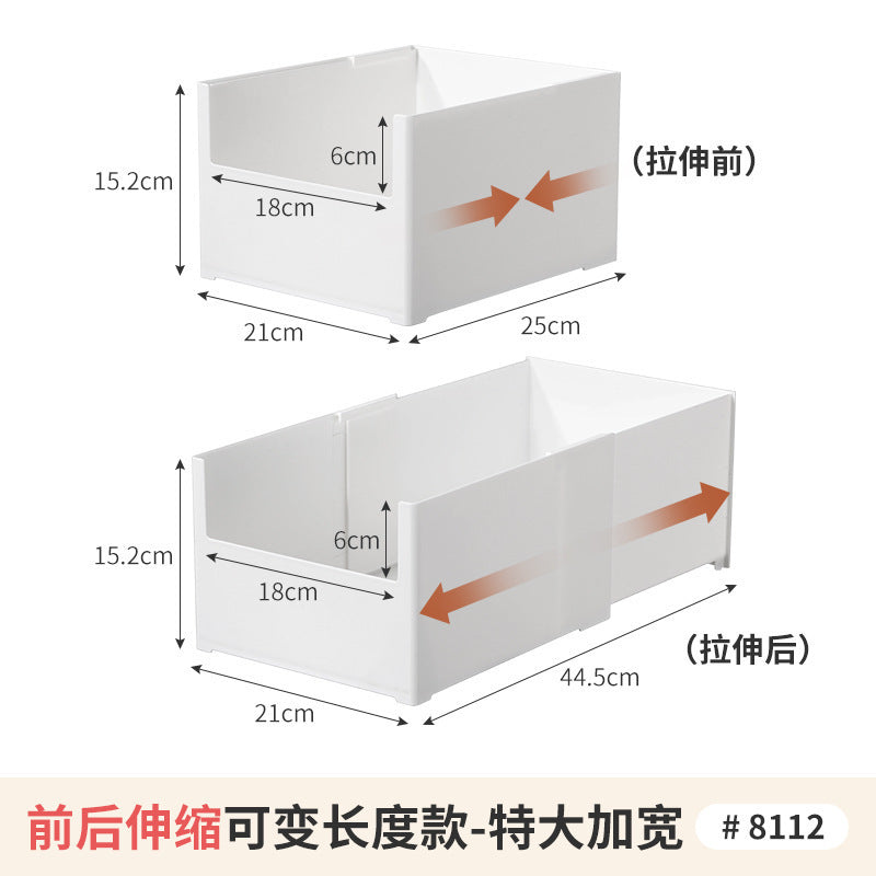 Retractable Storage Box Right Angle under Sink Cabinet Kitchen Extended Storage Basket Debris Organization Storage Box Storage Basket