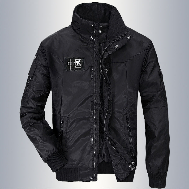 60601 winter pilot cotton-padded coat windproof waterproof loose jacket men's plus size jacket coat