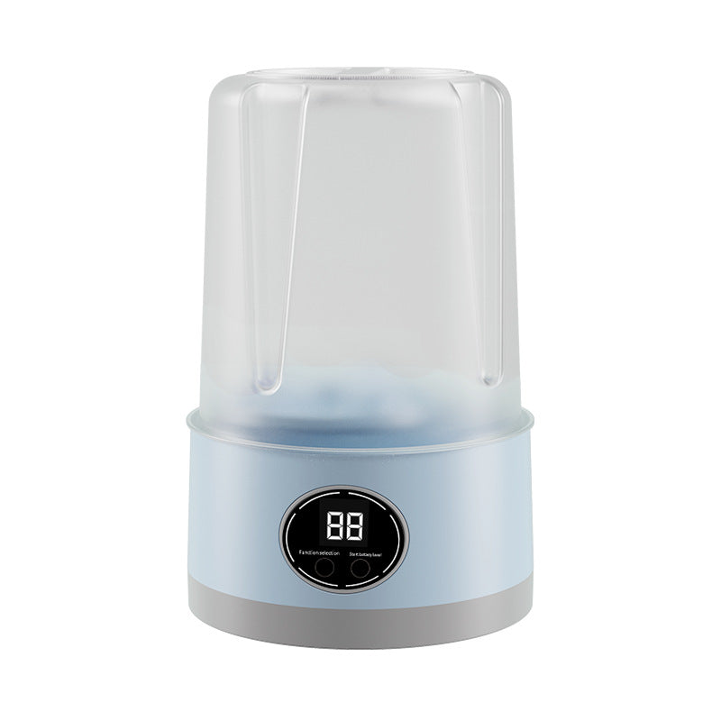 Small Mini Washing Machine Household Fully Automatic Small Washing Machine Washing Socks Mask Desktop Rechargeable Washing Machine