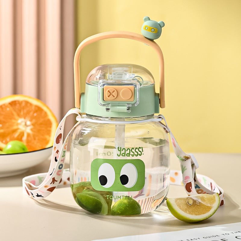 Carefully Selected Popular Children's Sippy Cups, Girls' High-Looking Water Cups, Cute and Portable Summer Cups for Students Going to School