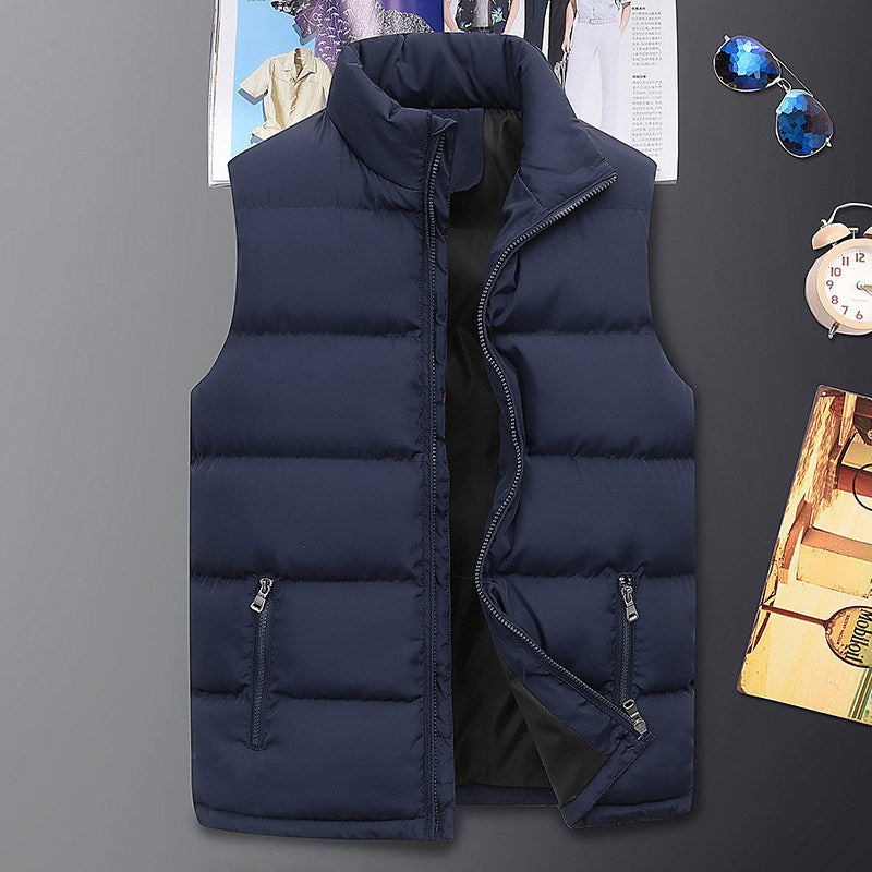 Men's Casual Fashion Vest for Autumn and Winter, Trendy Slim-Fit Jacket, Wholesale Dropshipping
