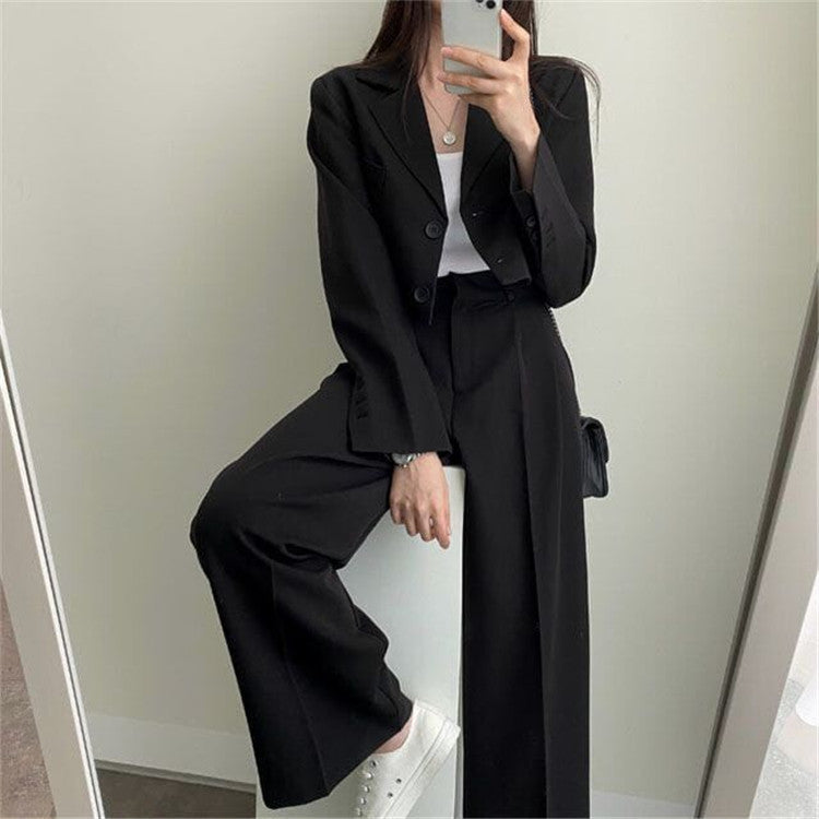 Autumn 2022 New khaki Small Suit Jacket Women's High Sense Small Temperament Commuter Suit suit