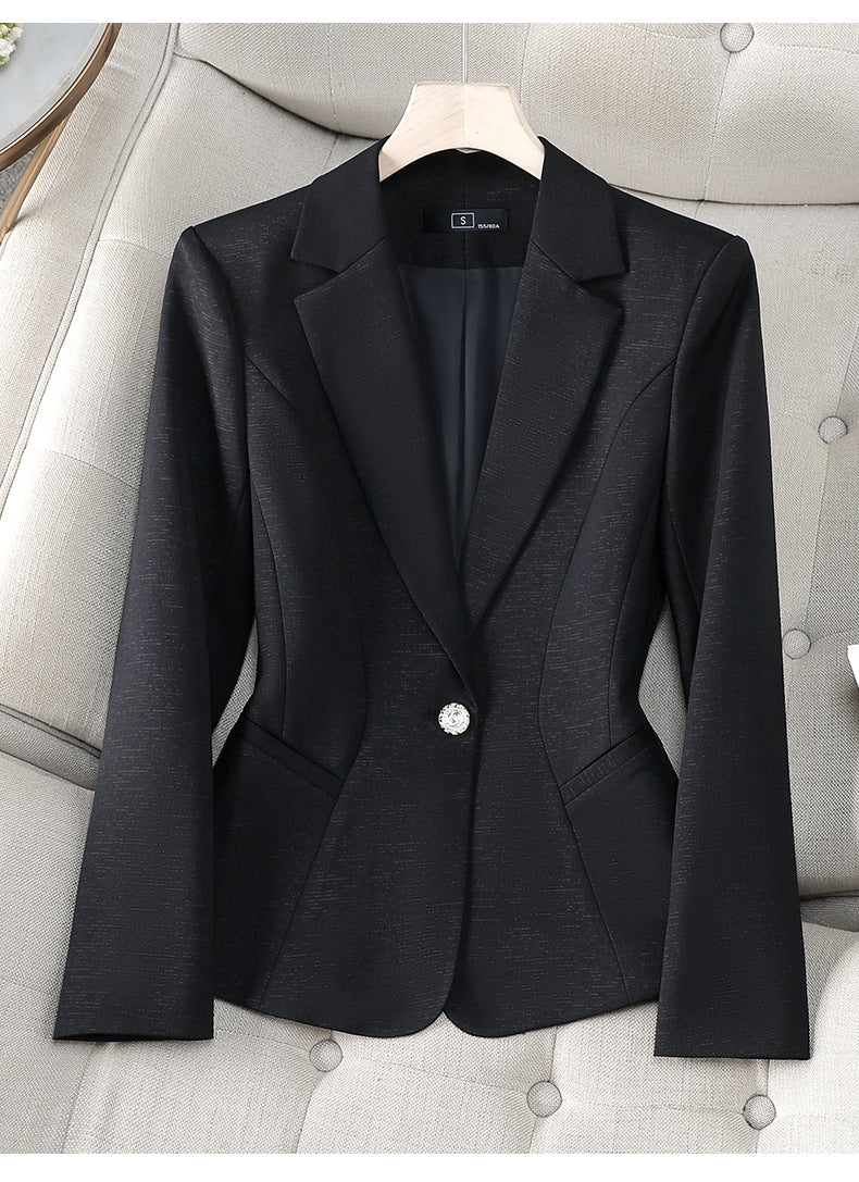 2025 Autumn/Winter Amazon Casual Fashion Women's Slim Short Chanel-Style Blazer for Cross-Border Trade 8535