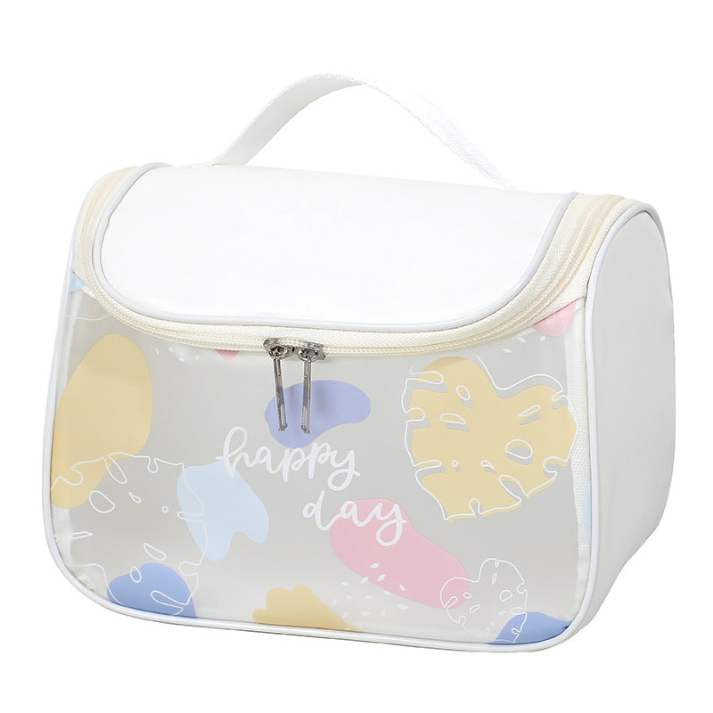 Cosmetic Bag Women's Portable Large Capacity Toiletry Bag Lipstick Portable Portable Travel Simple High Beauty Waterproof Storage Bag