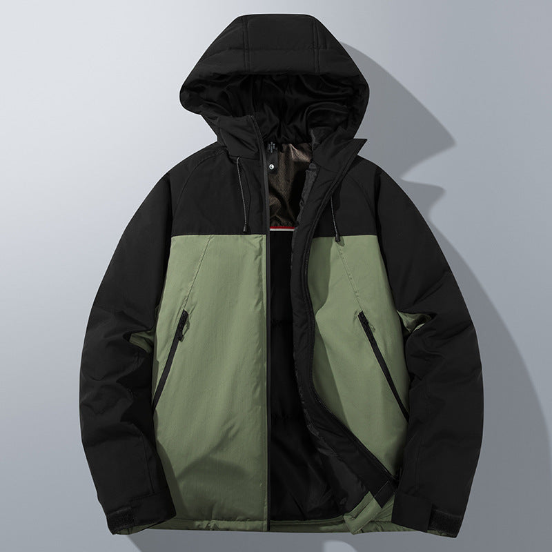 Autumn and Winter New Graphene Cotton Coat Couple's Same Style Windproof Waterproof Loose Casual Hooded Thickened Jacket