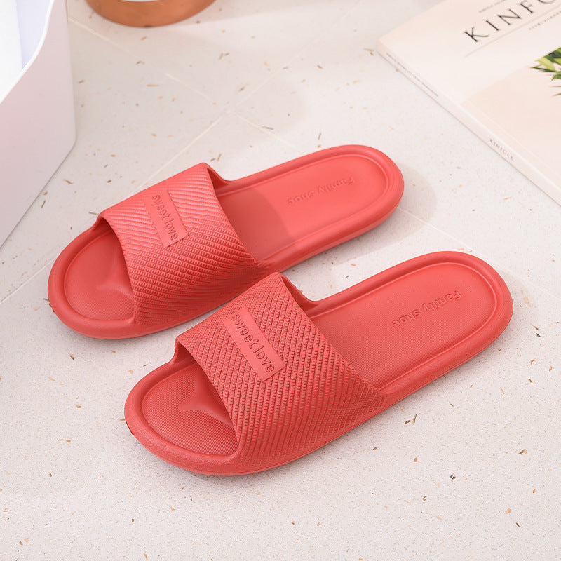301 Wholesale Men's New Style Outdoor Wear Simple Casual Couple Flip Flops Summer Home One-Piece Drop Shipping Women's Poop Feeling