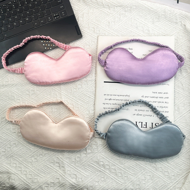 Simulated Silk Eye Mask Double-Sided Lunch Break Sleep Shading Stereo Cloud Breathable Eye Mask to Relieve Eye Fatigue and Sleep