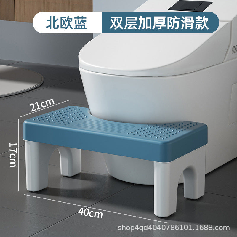 Toilet stool household thickened toilet squatting artifact adult children footstool toilet stool pregnant women footstool