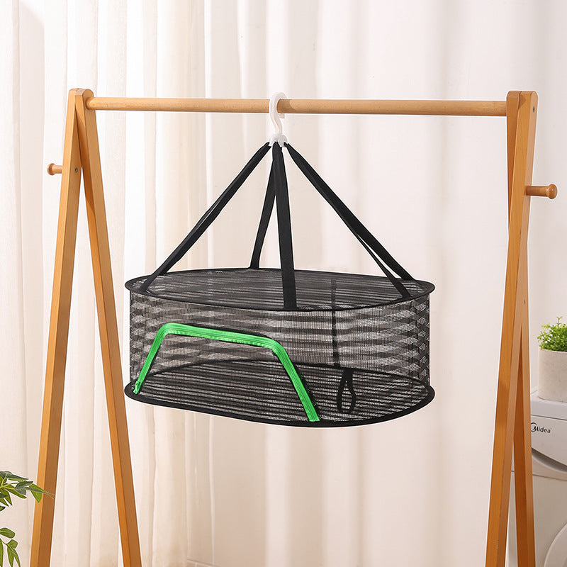Drying Net Dry Goods Artifact Fly-proof Cage Foldable Balcony Dry Goods Net Home Drying Fish Drying Vegetable Net