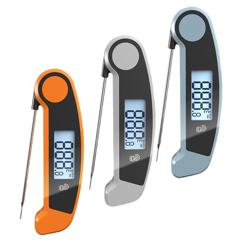 New Intelligent Barbecue Electronic Thermometer Kitchen Household Baking Food Thermometer Folding Barbecue Thermometer