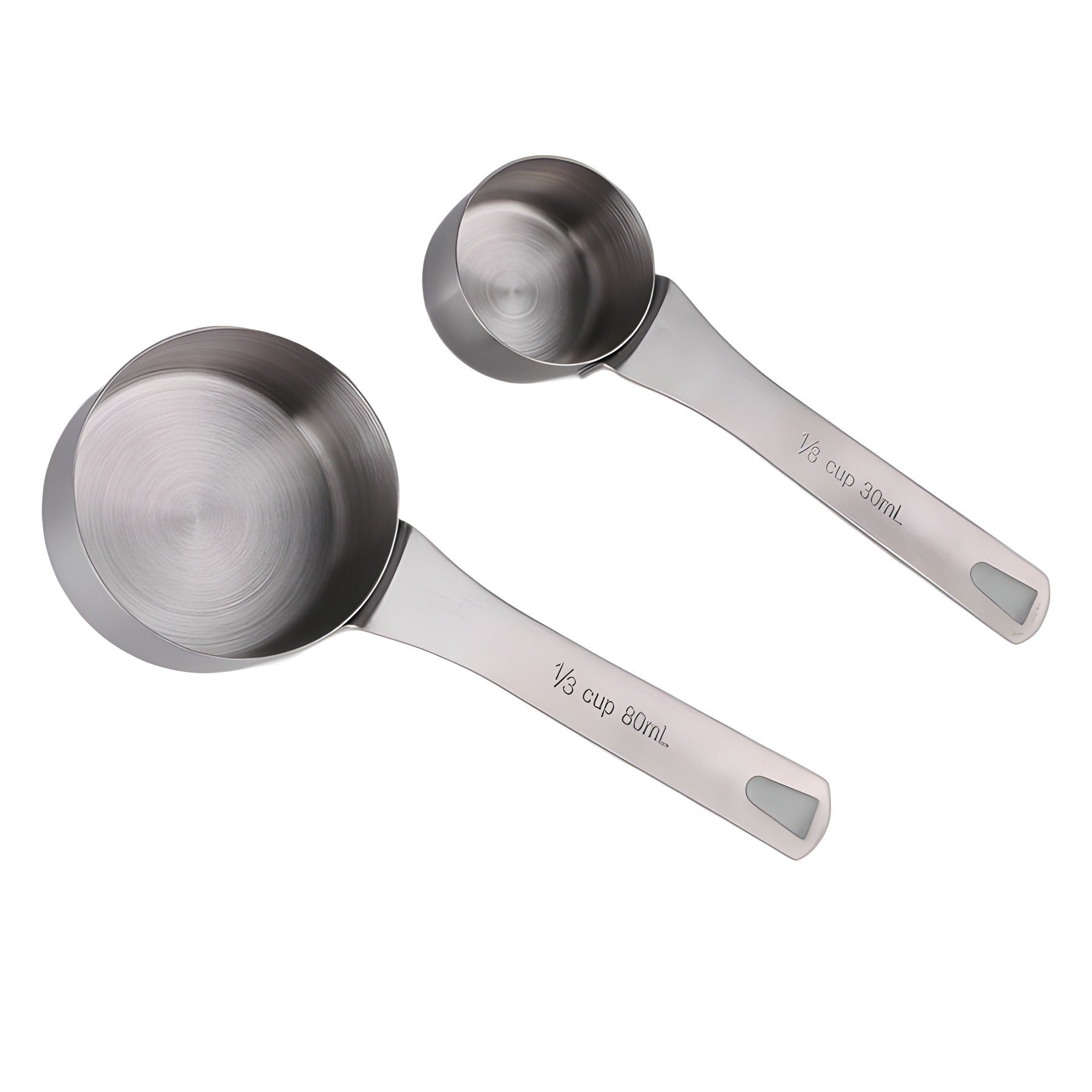 Wow Stainless Steel Large Measuring Spoon Set 15/30/50/60/80/120/160/180/100ml Flats Bottom Measuring Cup