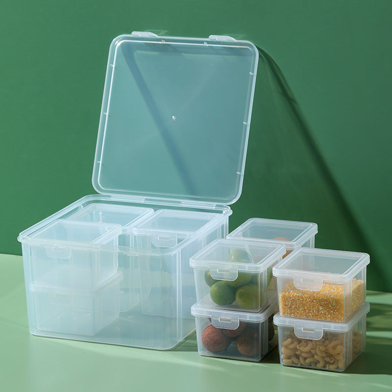 [Special Offer] Transparent Storage Box Flip-Top Organizer Multi-Purpose Square Storage Box Miscellaneous Box 20 Sizes