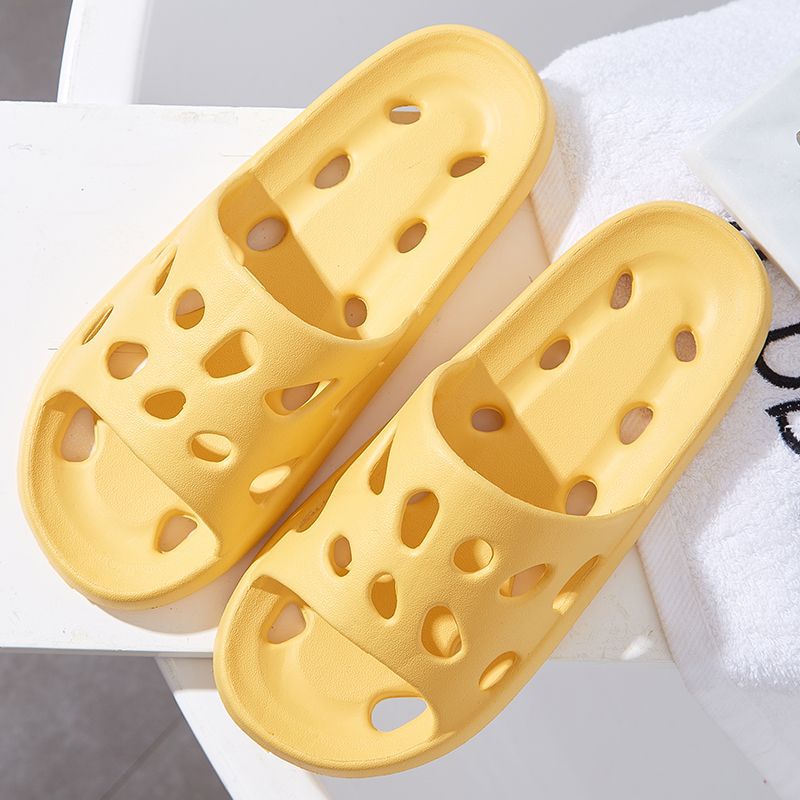 Stomp Feeling Thick Bottom Home Slippers Home Couple New Men's 2023 Indoor Bathroom Easy-Dry Sandals and Slippers for Women
