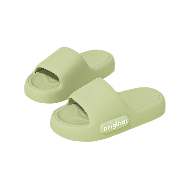 Popular Thick-Soled Slippers for Men, New Summer Indoor Bathroom Bathing Non-Slip Cross-Border Labelable Women's Slippers