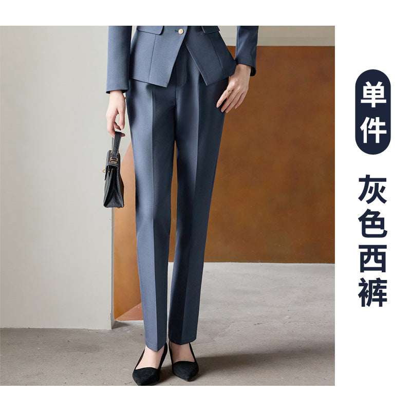 Suit Suit for Women Spring & Fall New Fashion Elegant Goddess Style Professional Wear Formal Wear Beauty Salon Jewelry Store Work Clothes