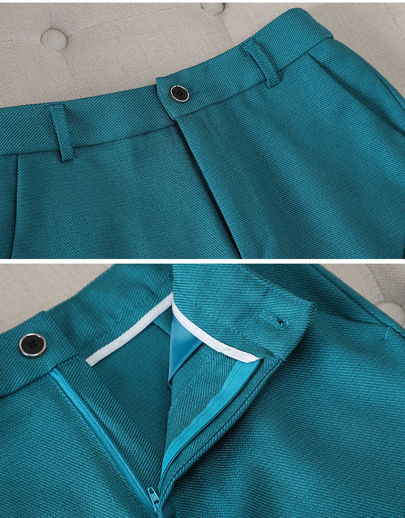 Amazon European and American Cross-Border Popular Commuter Foreign Trade Women's Blazer Professional Pants Dress Two-Piece Suit
