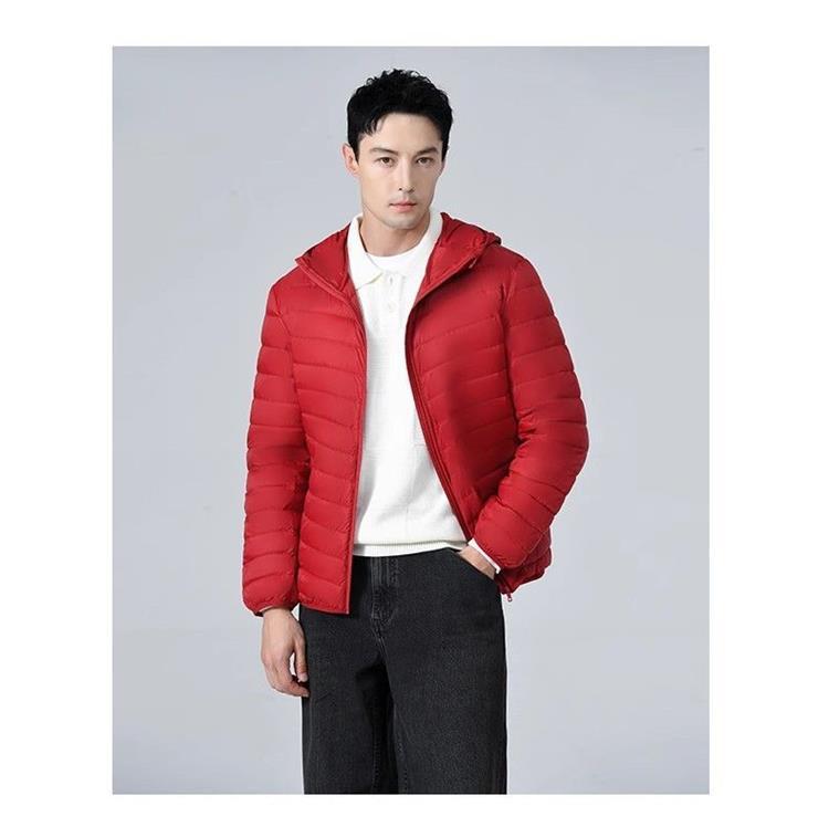 2024 New Style Lightweight Cotton Western Style Clothing Men's Short Lightweight Anti-Season Light Warm Jacket Fashionable Stitching