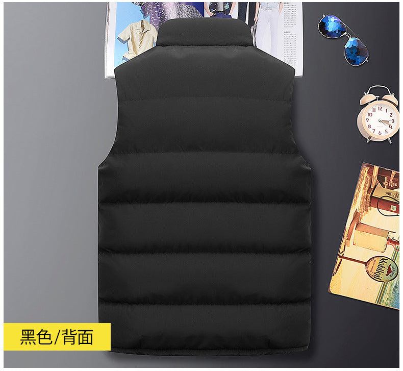Men's Casual Fashion Vest for Autumn and Winter, Trendy Slim-Fit Jacket, Wholesale Dropshipping