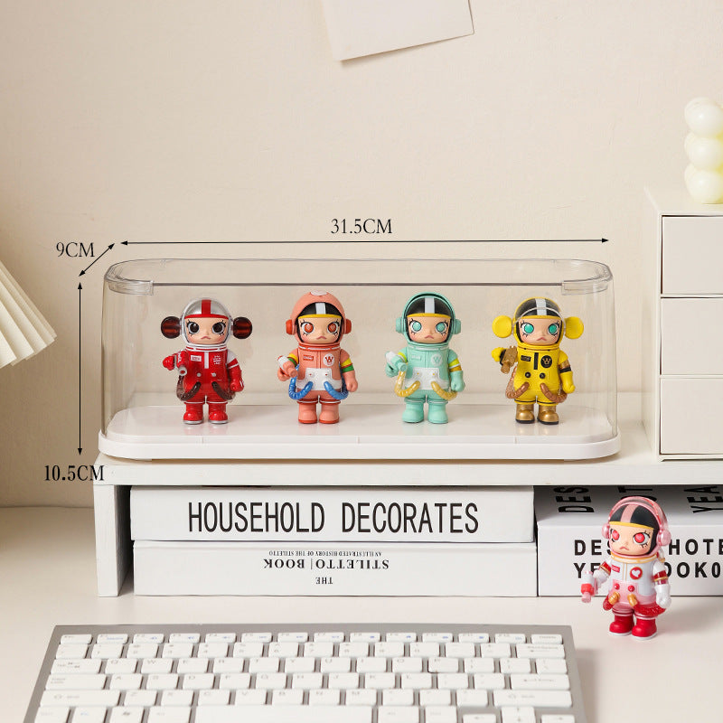 Blind Box Storage Display Stand Desktop Transparent Dustproof Acrylic Lego Bubble Mate Storage Cabinet Hand Display Box