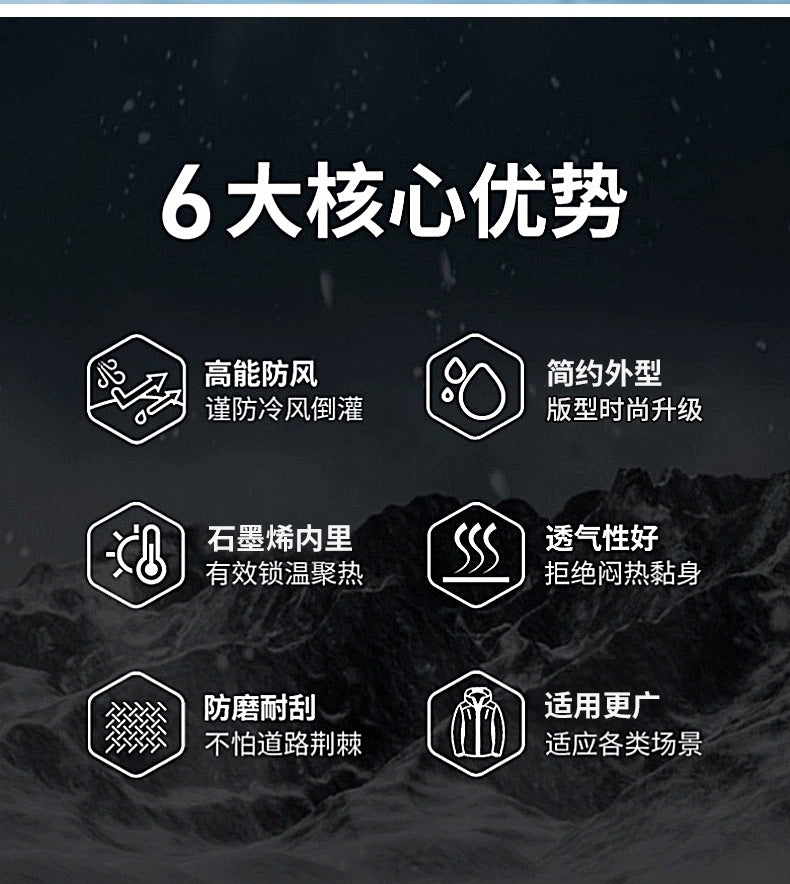 Upgraded Graphene Camouflage Cotton Coat, Thickeneded Cold-Proof and Waterproof Cotton Coat, Anti-Scratch and Wear-Resistant Cotton Jacket, Cold Storage Warm Cotton Coat