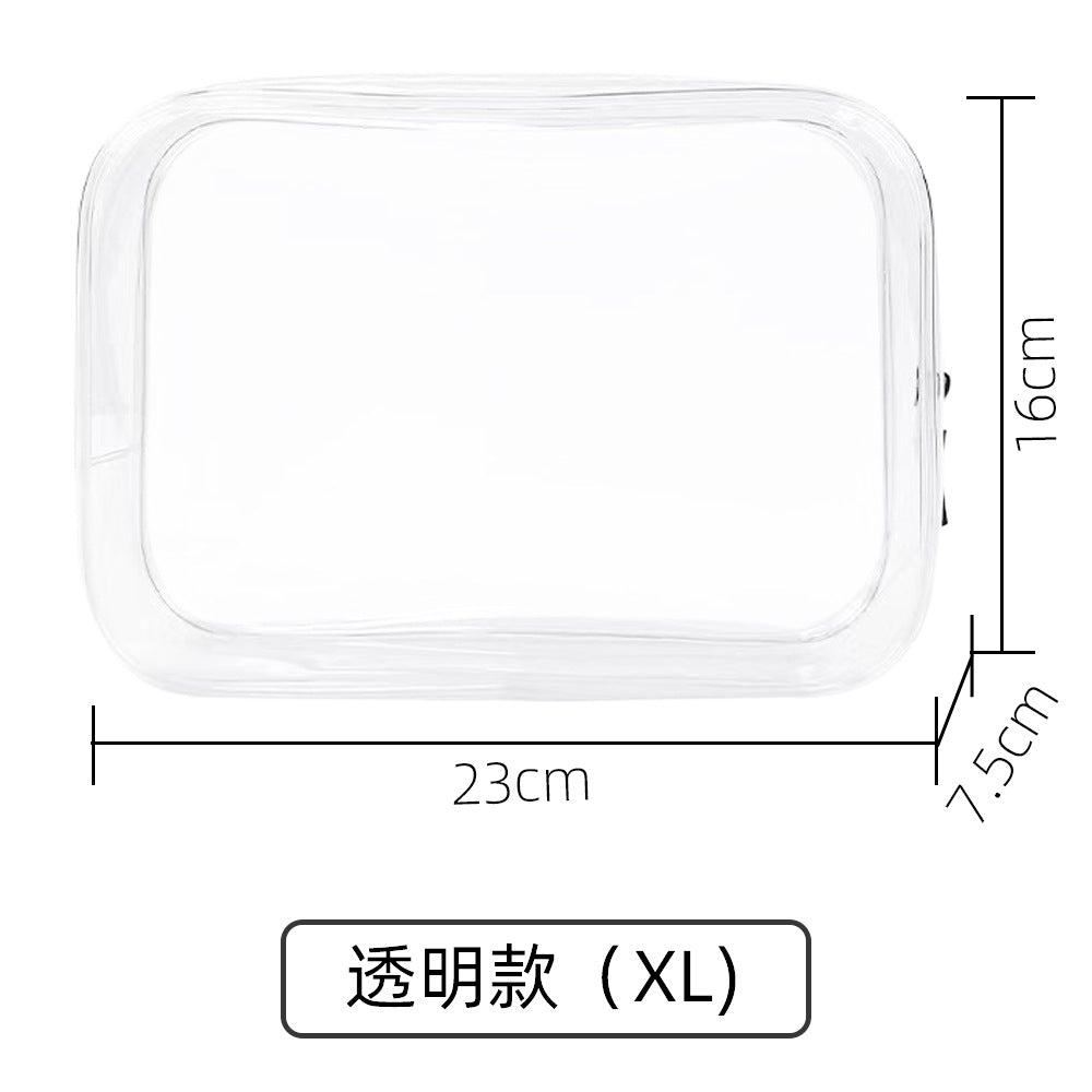 Pvc Toiletry Bag Transparent Cosmetic Bag Portable Storage Bag Large Capacity Travel Toiletry Bag High-End Waterproof