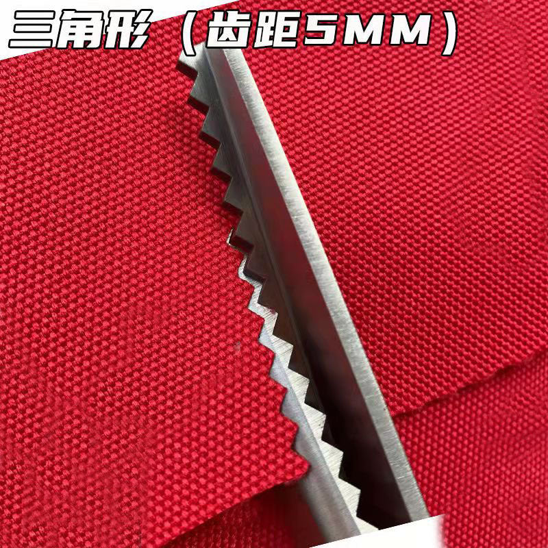 Handmade DIY Triangle Sawtooth Hair Cutter Tailor Scissors Handmade Lace Cutter Wave Cut Lace Household Scissors