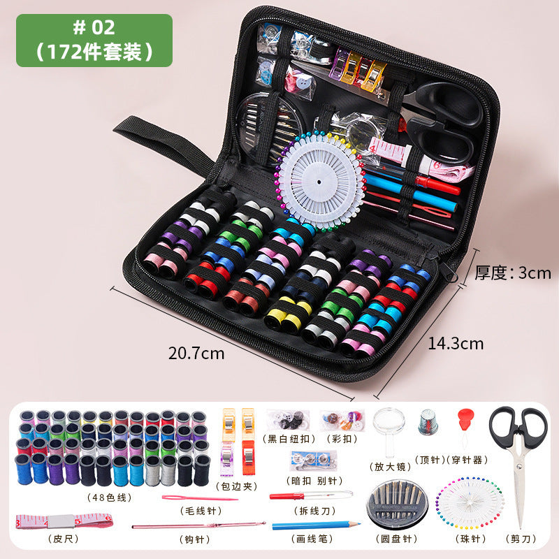Sewing Box Household High-Quality Dormitory Sewing and Mending Sewing Kit Portable Wedding Sewing Kit Practical Sewing Thread Box