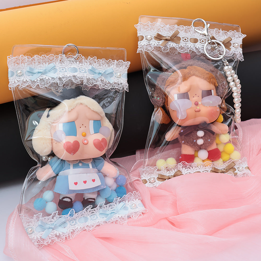 Transparent Trendy Storage Bag, Cute Lina Belle, High-Looking Dust Bag, Baby Bag Protective Cover, Sweet and Versatile Pain Bag