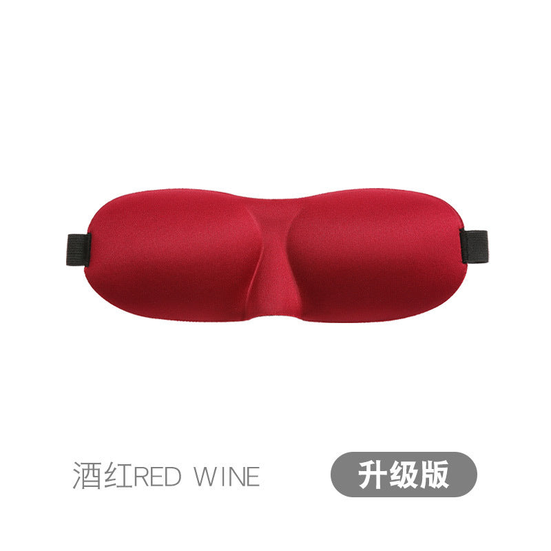 3D Eye Mask Sponge Fabric Light-Blocking Eye Protection Travel Aviation Sleep Unisex Customizable Logo Full Blackout