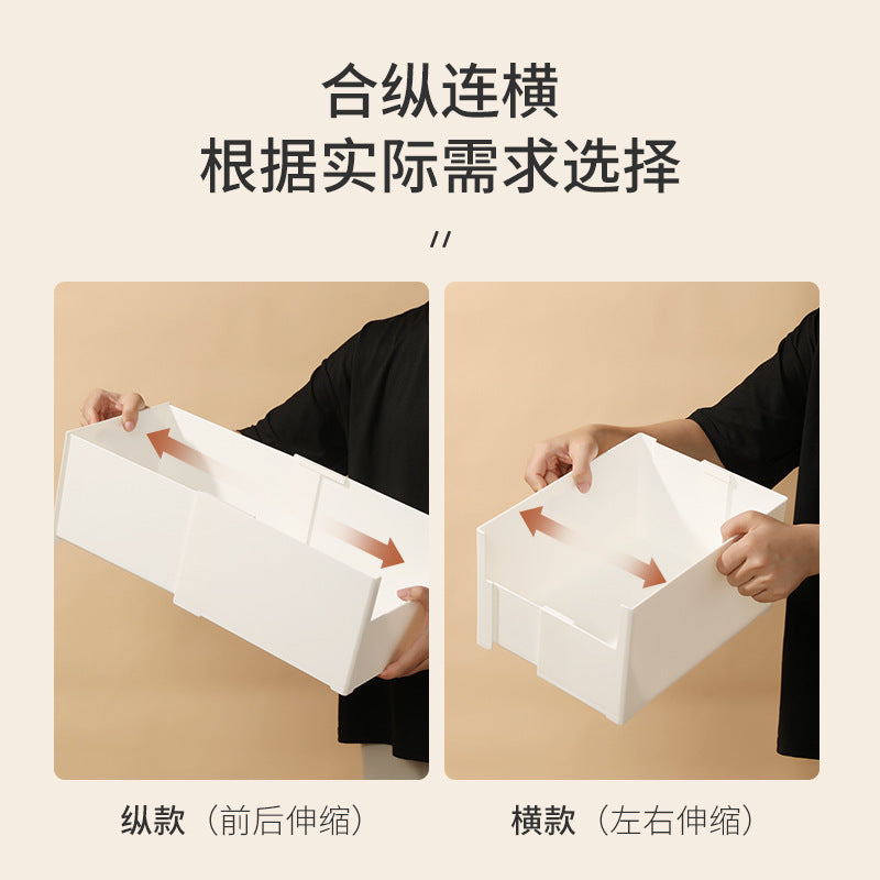 Retractable Storage Box Right Angle under Sink Cabinet Kitchen Extended Storage Basket Debris Organization Storage Box Storage Basket