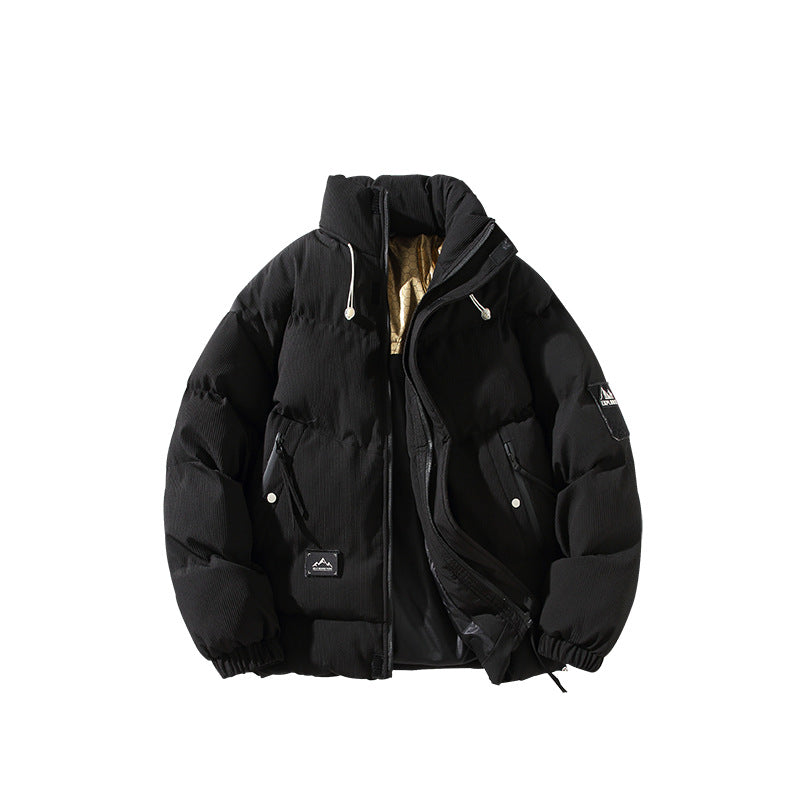 American Street Fashion Brand Graphene Winter Thickened I Charge Daily Casual All-match Cotton Jacket