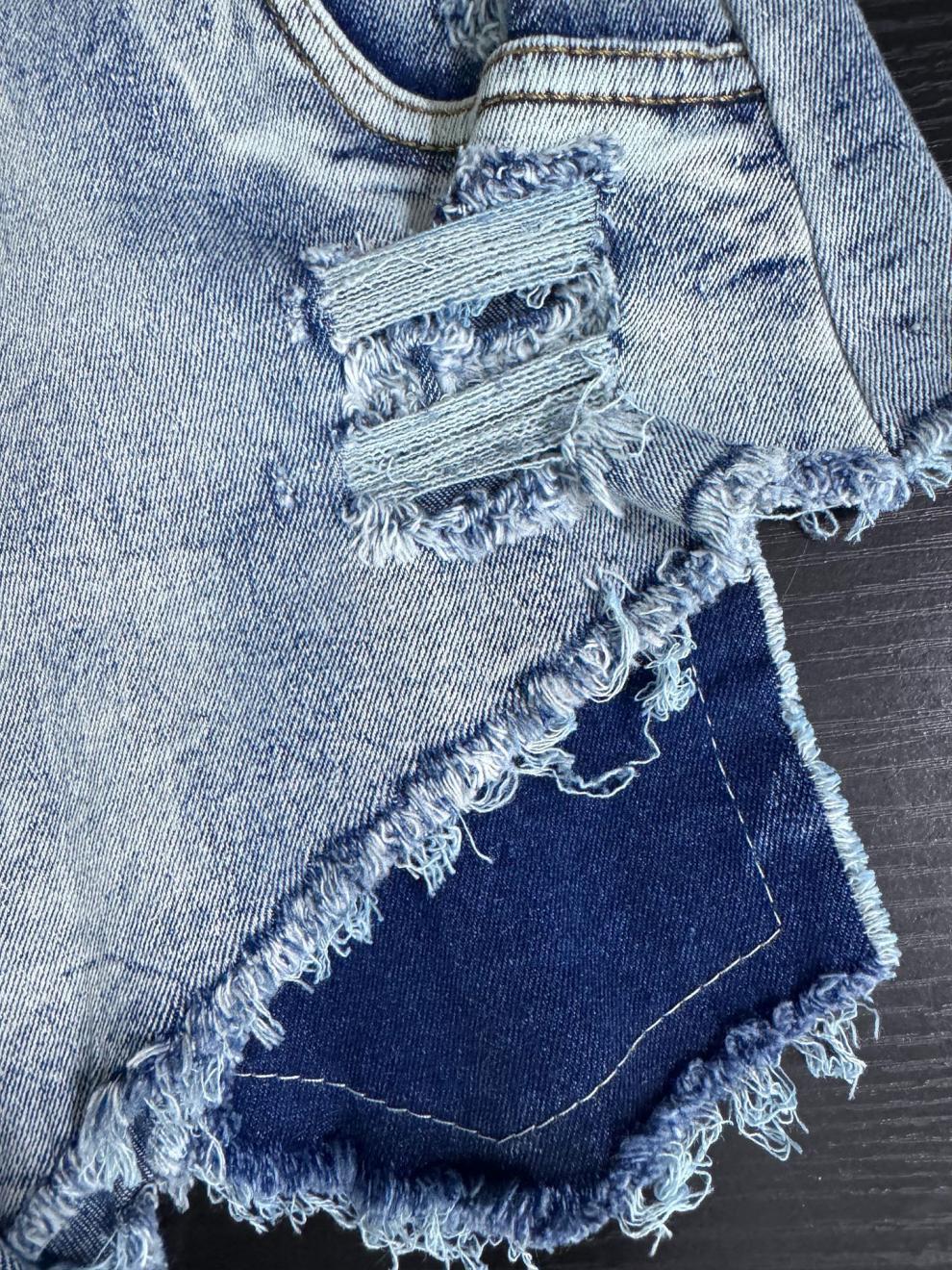 9030 # 2024 New Sexy European and American Raw Edge High Waist Tight Sexy Jeans Denim Shorts for Women