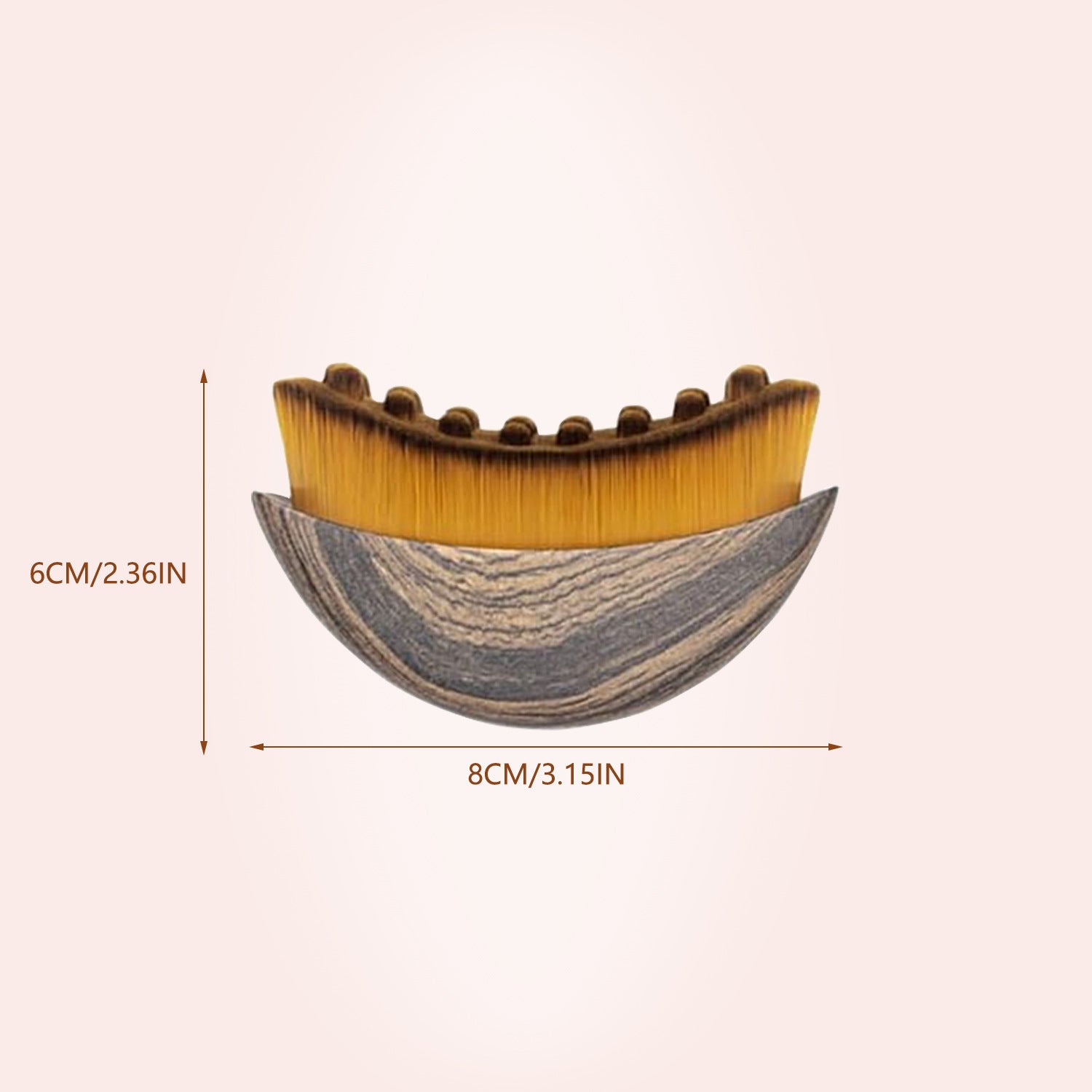 Facial Massage Brush Lymphatic Contouring Face Brush for Face Contouring Eye and Neck Care