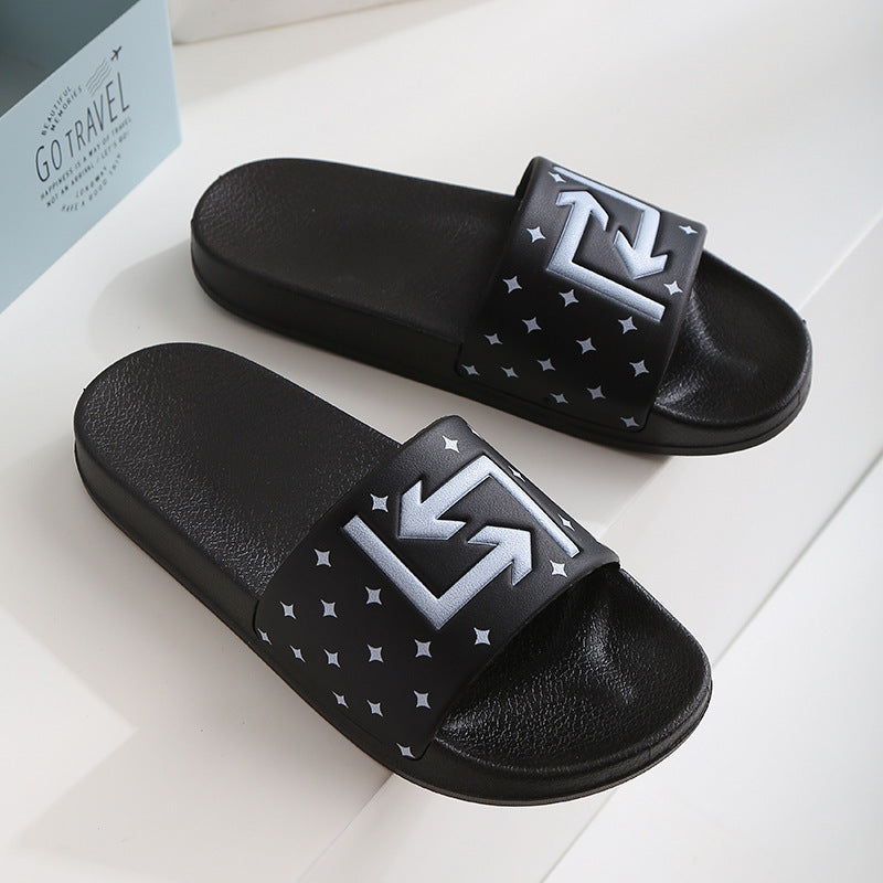 Home Slippers Women's Indoor Bathroom Non-slip Sandals Summer Outdoor Casual Fashion Slippers Outdoor Couple Slippers