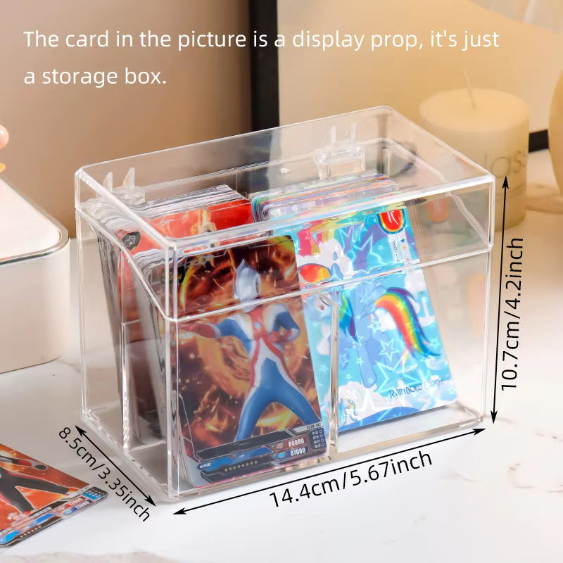 Blind Box Card Storage Box Acrylic Transparent Box Switch Ultraman Card Pokemon Yu-Gi-Oh Small Card