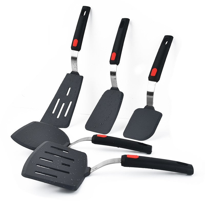 in stock Spring Steel Non-stick Shovel Teppanyaki Grill Shovel Steak Shovel Fried Fish Shovel Yuzi Burning Shovel Kitchen Cooking High Temperature Resistant