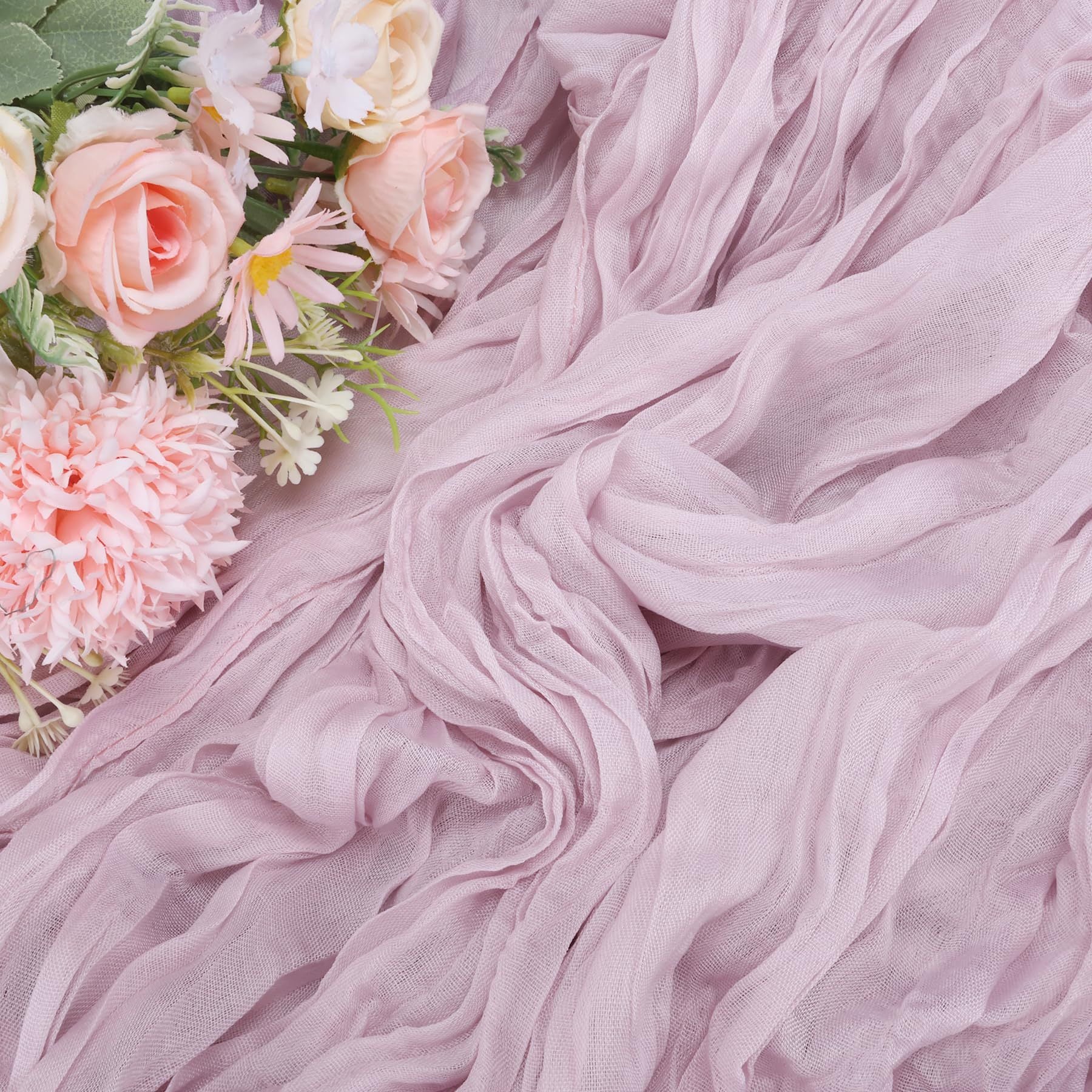 Bali Crepe Table Flag Foreign Trade Western Tablecloth Light Luxury High-End Wedding Party Decoration Pleated Table Flag Wholesale